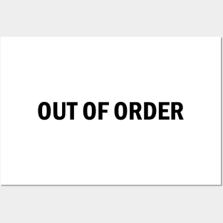 Out of Order Posters and Art